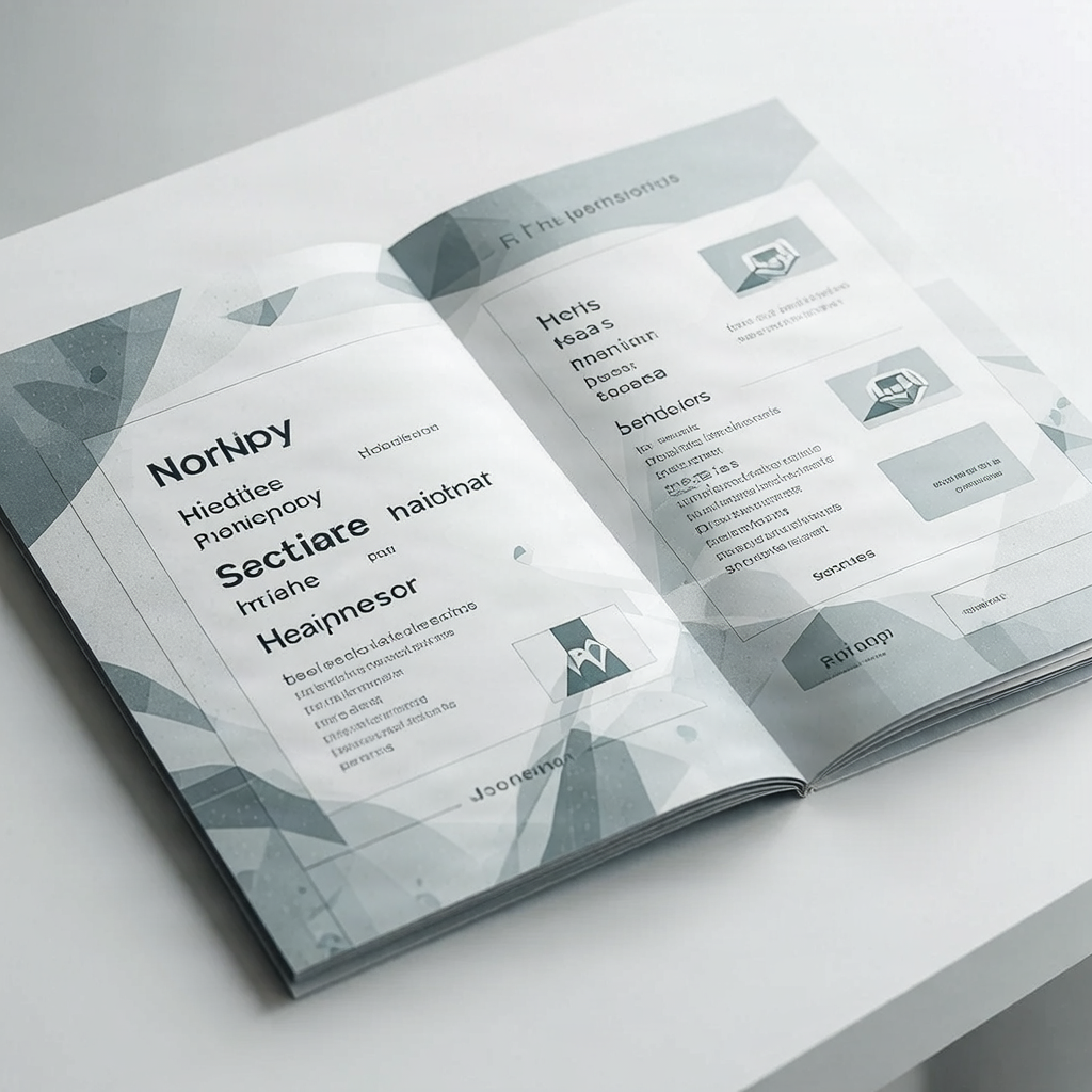 Progetto Brochure Aziendale per VisualMoon portfolio